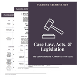 Case Law, Acts, & Legislation AICP Study Guide