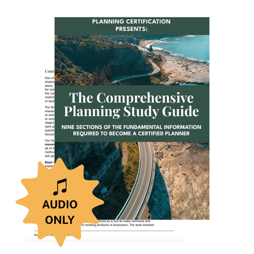 Comprehensive Planning Study Guide {AUDIO ONLY}